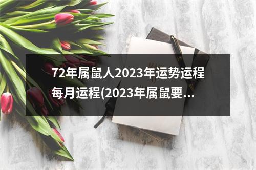 72年属鼠人2023年运势运程每月运程(2023年属鼠要出大事)