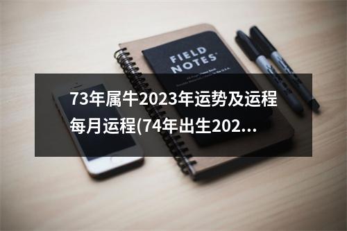 73年属牛2023年运势及运程每月运程(74年出生2023年每月运势)