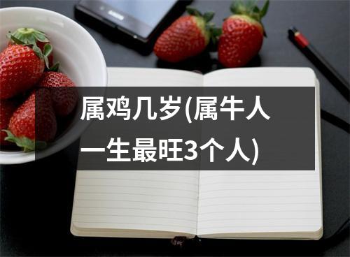 属鸡几岁(属牛人一生旺3个人)