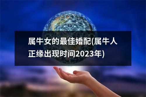 属牛女的佳婚配(属牛人正缘出现时间2023年)