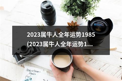 2023属牛人全年运势1985(2023属牛人全年运势1985适合开药店不)