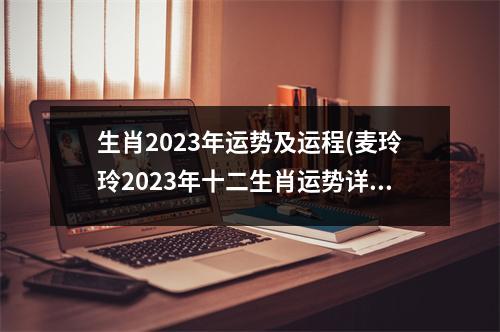 生肖2023年运势及运程(麦玲玲2023年十二生肖运势详解)