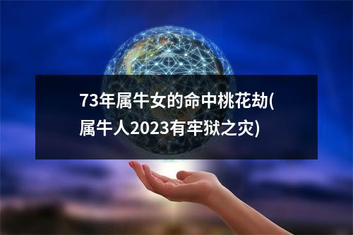 73年属牛女的命中桃花劫(属牛人2023有牢狱之灾)