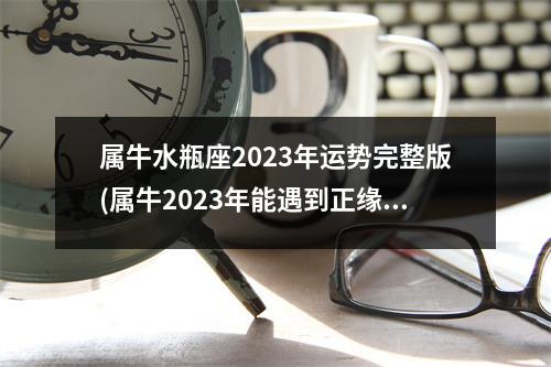 属牛水瓶座2023年运势完整版(属牛2023年能遇到正缘吗)