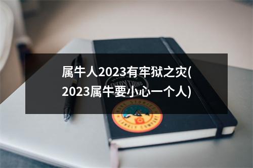 属牛人2023有牢狱之灾(2023属牛要小心一个人)