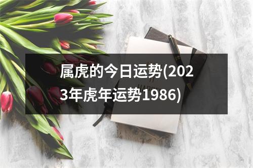 属虎的今日运势(2023年虎年运势1986)