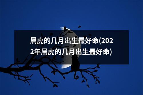 属虎的几月出生好命(2022年属虎的几月出生好命)