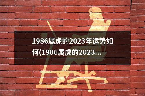 1986属虎的2023年运势如何(1986属虎的2023年每月运势如何)