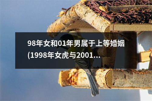 98年女和01年男属于上等婚姻(1998年女虎与2001年男蛇相配)