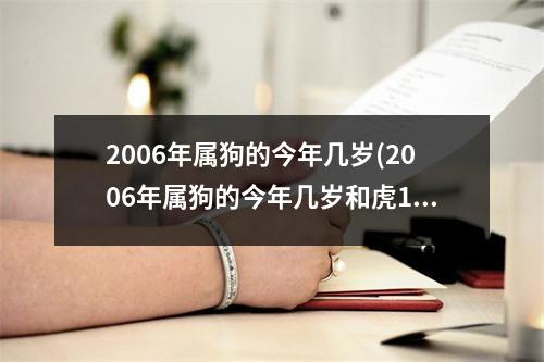 2006年属狗的今年几岁(2006年属狗的今年几岁和虎1998)