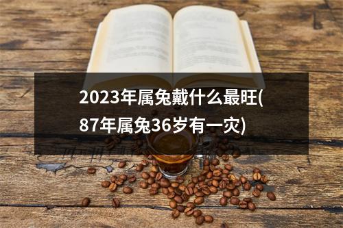 2023年属兔戴什么旺(87年属兔36岁有一灾)