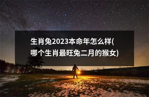 生肖兔2023本命年怎么样(哪个生肖旺兔二月的猴女)