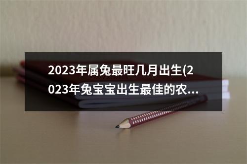 2023年属兔旺几月出生(2023年兔宝宝出生佳的农历月份)