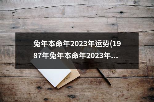 兔年本命年2023年运势(1987年兔年本命年2023年运势)