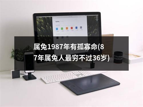 属兔1987年有孤寡命(87年属兔人穷不过36岁)