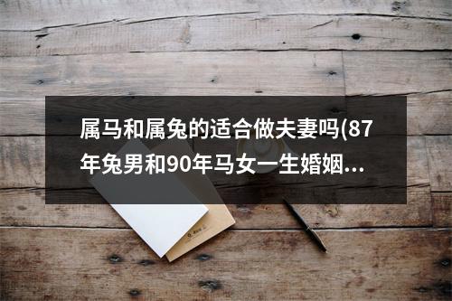 属马和属兔的适合做夫妻吗(87年兔男和90年马女一生婚姻)