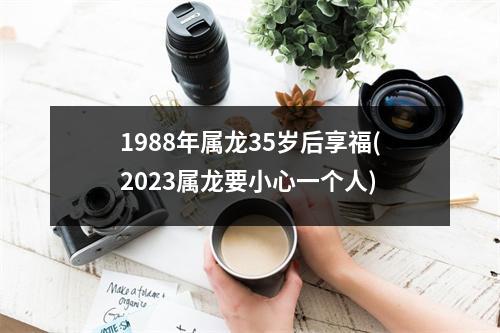 1988年属龙35岁后享福(2023属龙要小心一个人)