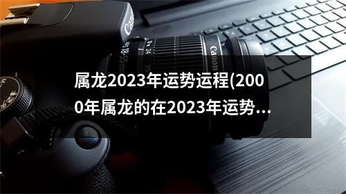 属龙2023年运势运程(2000年属龙的在2023年运势)