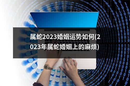 属蛇2023婚姻运势如何(2023年属蛇婚姻上的麻烦)