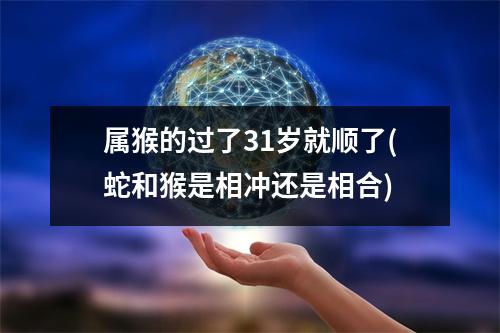 属猴的过了31岁就顺了(蛇和猴是相冲还是相合)