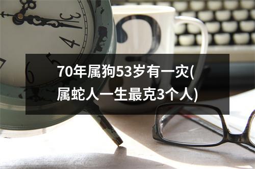 70年属狗53岁有一灾(属蛇人一生克3个人)