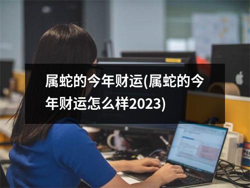 属蛇的今年财运(属蛇的今年财运怎么样2023)