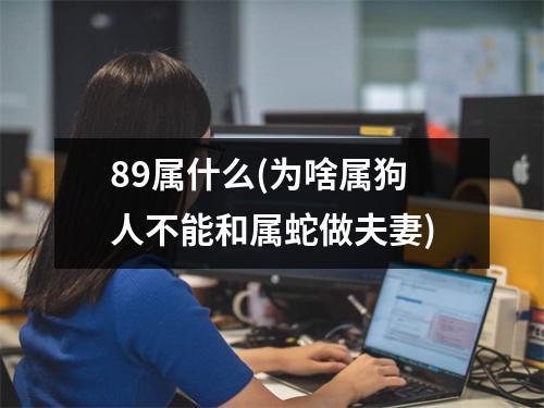 89属什么(为啥属狗人不能和属蛇做夫妻)