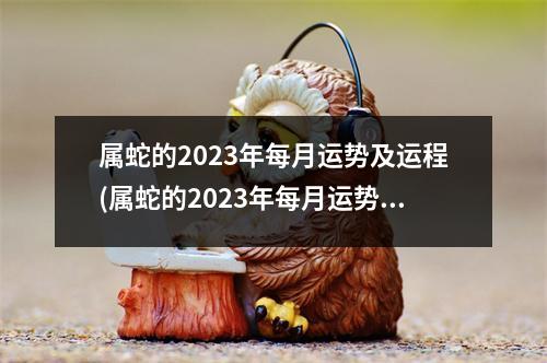 属蛇的2023年每月运势及运程(属蛇的2023年每月运势及运程 慈元阁)