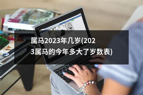 属马2023年几岁(2023属马的今年多大了岁数表)