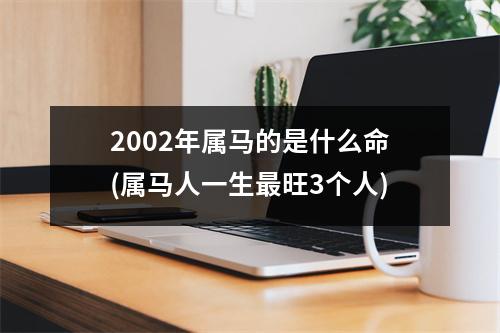 2002年属马的是什么命(属马人一生旺3个人)