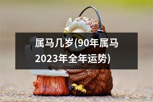 属马几岁(90年属马2023年全年运势)