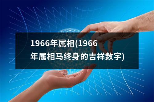 1966年属相(1966年属相马终身的吉祥数字)