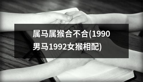 属马属猴合不合(1990男马1992女猴相配)