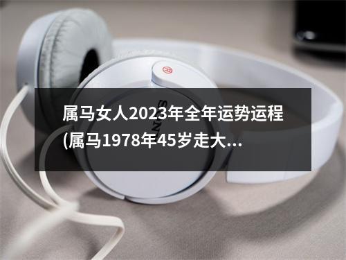 属马女人2023年全年运势运程(属马1978年45岁走大运)