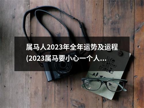 属马人2023年全年运势及运程(2023属马要小心一个人)