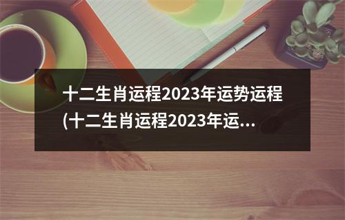 十二生肖运程2023年运势运程(十二生肖运程2023年运势运程生肖马什么时间出生好)