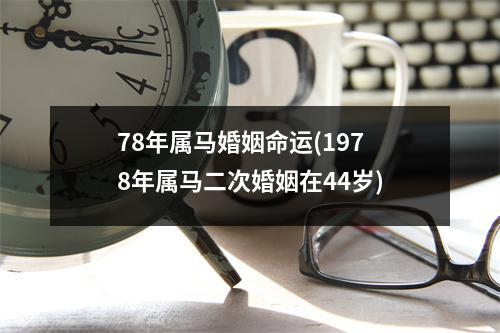 78年属马婚姻命运(1978年属马二次婚姻在44岁)