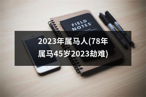 2023年属马人(78年属马45岁2023劫难)