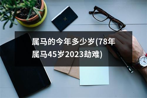 属马的今年多少岁(78年属马45岁2023劫难)