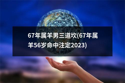 67年属羊男三道坎(67年属羊56岁命中注定2023)