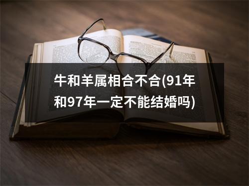 牛和羊属相合不合(91年和97年一定不能结婚吗)