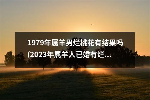 1979年属羊男烂桃花有结果吗(2023年属羊人已婚有烂桃花)