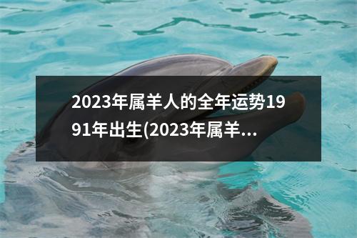 2023年属羊人的全年运势1991年出生(2023年属羊人的全年运势1991年出生男女)