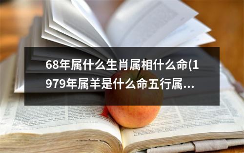 68年属什么生肖属相什么命(1979年属羊是什么命五行属什么)