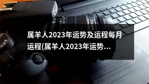 属羊人2023年运势及运程每月运程(属羊人2023年运势及运程每月运程每月运程)