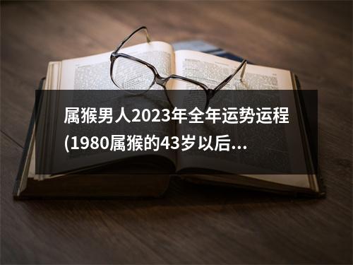 属猴男人2023年全年运势运程(1980属猴的43岁以后运气)