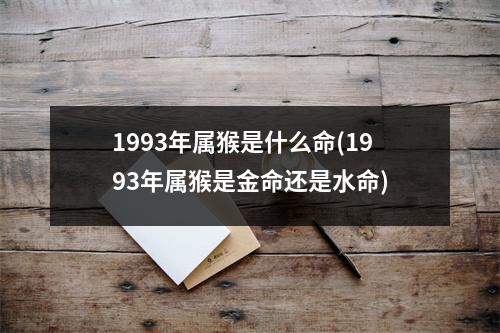 1993年属猴是什么命(1993年属猴是金命还是水命)