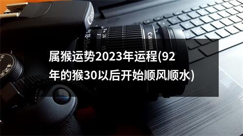 属猴运势2023年运程(92年的猴30以后开始顺风顺水)