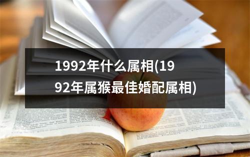 1992年什么属相(1992年属猴佳婚配属相)