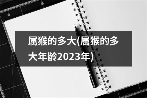 属猴的多大(属猴的多大年龄2023年)